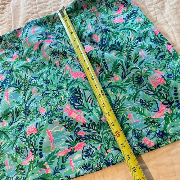 🌴 Lilly Pulitzer 14 ⛳️ Luxetic Monica golf skort Blue Horizon Par Fection UPF50 - Picture 12 of 15